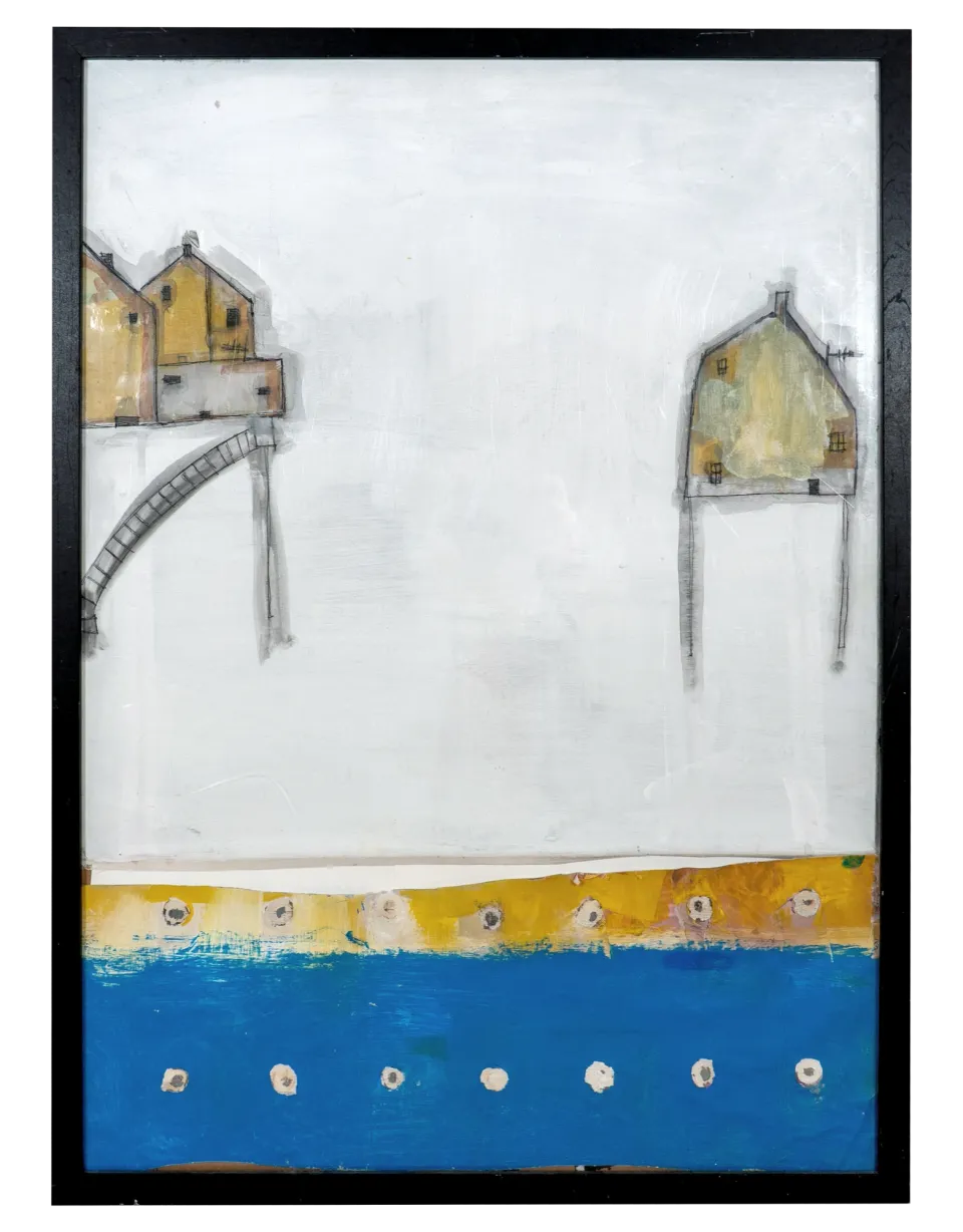 Memories No. 3, mixed media, framed