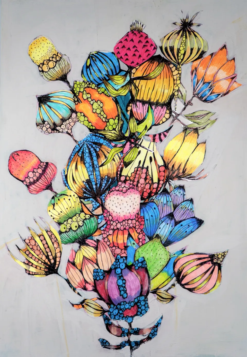 Memories No. 6, mixed media on canvas