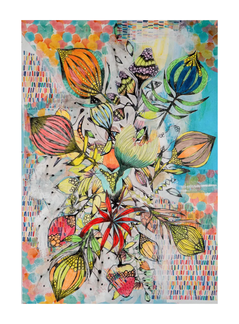 Memories No. 7, mixed media on canvas
