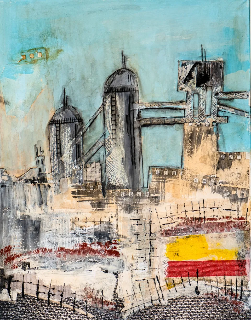 Memories No. 12, mixed media on canvas