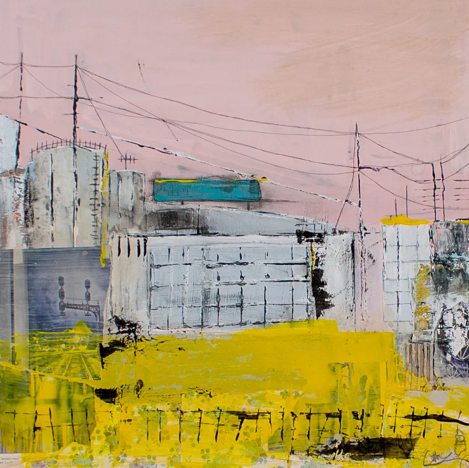 Memories No. 18, mixed media on canvas