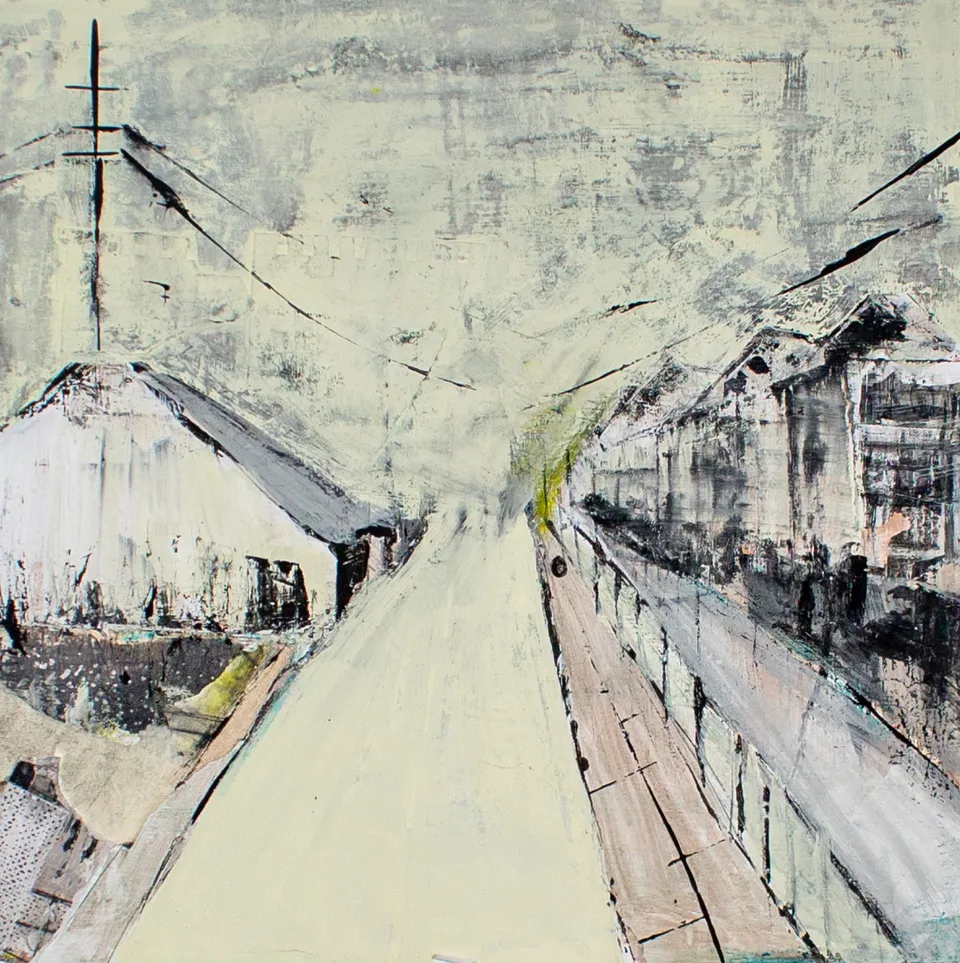Memories No. 21, mixed media on canvas